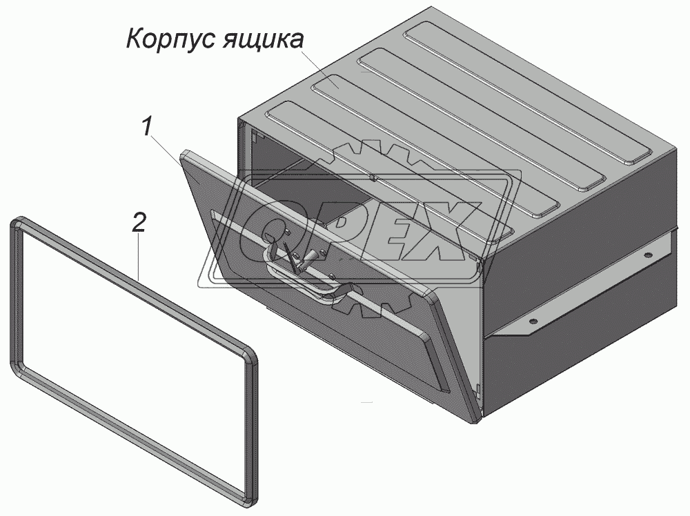 Ящик для ЗИП в сборе